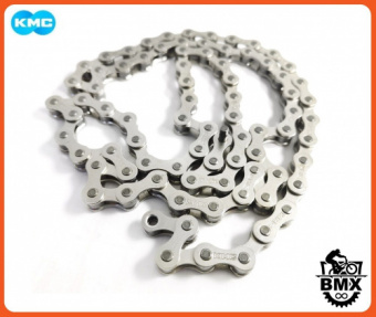 Цепь KMC 1 ск BMX серебристая 