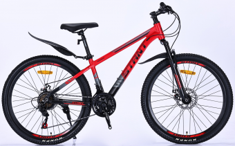 Велосипед 26" STANT MD6500 14", 21 ск, красный, АЛЮМИНИЙ