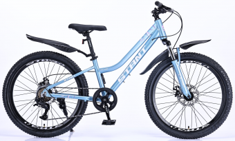 Велосипед скоростной (M) 24" STANT MD450 12", 6 ск, АЛЮМИНИЙ голубой