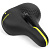 Седло комфортное, 250*200мм,с отверстием, черное, надпись зеленым, Vinca Sport