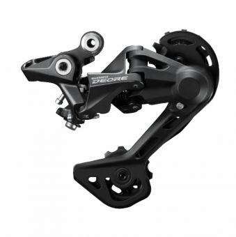 Переключатель задний Shimano Deore, M4120, SGS, 10/11 скоростей, крепление на болт, черный, без упак