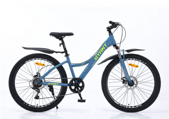 Велосипед скоростной (M) 26" STANT MD515 14", 6 ск, синий/желтый