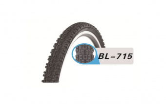 Покрышка TRIX 26"x2.125 (57-559) полуслик, TX-715, 30TPI, черная	