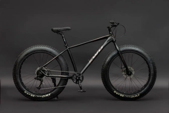 Велосипед скоростной FAT BIKE EWO 26" GRAND рама аллюминий Black / Черный