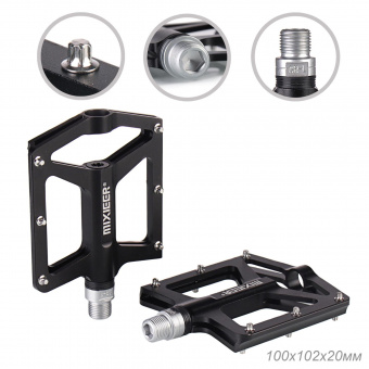 Педаль для MTB эксперт MIXIEER MOUNT KNIGHT, фрезерованный CNC алюминий, CR-MO ось 3 пром.подшипника