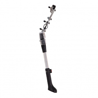 Подножка 24"-28" задняя KWA-616-05 для велосипедa серебристая, алюминиевая