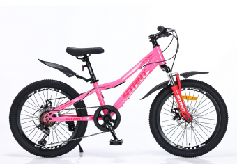  Велосипед скоростной (М) 20" STANT MD200 рама 10" сталь, 6 скоростей, розовый