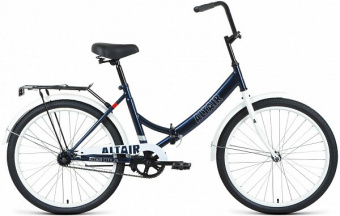 Велосипед ALTAIR CITY 24 рама 16" темно-синий/серый