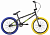 Велосипед трюковой (М) BMX 20" Stark Madness  рама 20.5" (графит / желтый / синий)