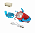 Фонарь передний детский COMIRON "JUMPER" корпус PC+Silicone, свет LED 60lm аккум 400 mAh, сигнал 120