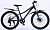 Велосипед скоростной (M) 24" STANT MD415 12", 6 ск, черный/синий