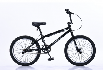 Трюковой велосипед (М) STANT 20" JUMP BMX, V-тормоз, рама сталь 12кг черный