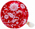 Звонок для велосипеда, рисунок "magic flowers", 50мм	