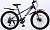 Велосипед скоростной (М) 24" STANT MD410 12", 6 ск, синий/зеленый