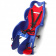 Кресло детское на багажник Sanbas синее с красной накладкой, 22кг, Италия (HTP)