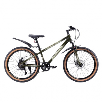 Велосипед скоростной (M) 24" рама 13" 7sp COMIRON REBEL милитари хаки